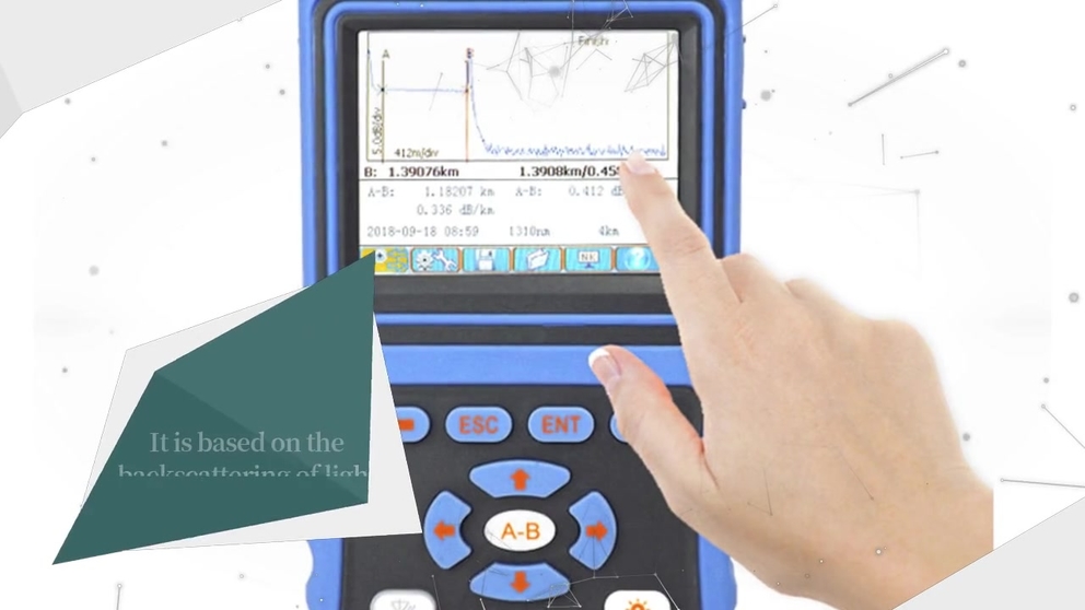 FOT3302B Handheld OTDR with VFL for FTTx